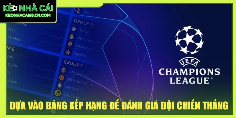 Kinh Nghiệm Chơi Kèo C1 Giúp Phân Tích Trận Đấu Sát Hơn 4 Dựa vào bảng xếp hạng để đánh giá đội chiến thắng
